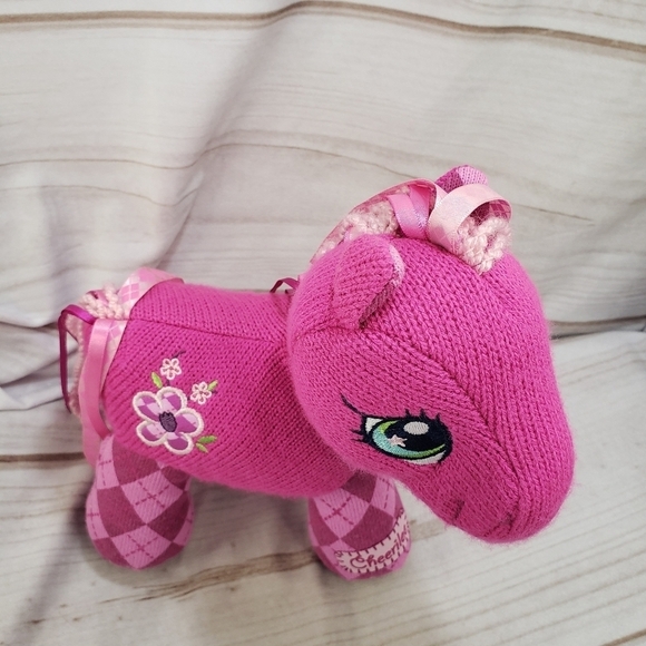 G3 My Little Pony Knit Plush Cheerilee Ribbon Hair 2007 | eBay My Little Pony Cheerilee Stuffed Toy Knit Ribbon Yarn Hair 10 Inch 2007